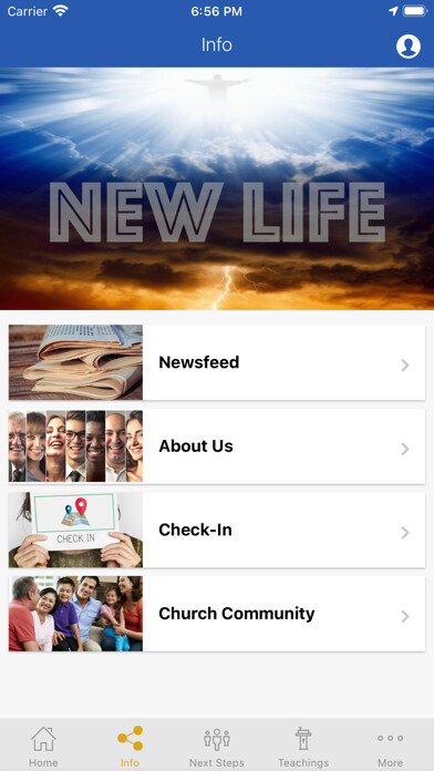 Emulate iPhone app NewLife New Mexico using MyAndroid Emulate iPhone app NewLife New Mexico using MyAndroid