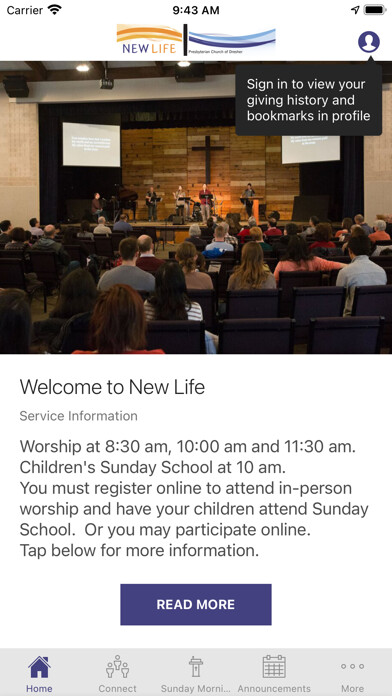 Emulate iPhone app New Life Presbyterian Dresher using MyAndroid Emulate iPhone app New Life Presbyterian Dresher using MyAndroid