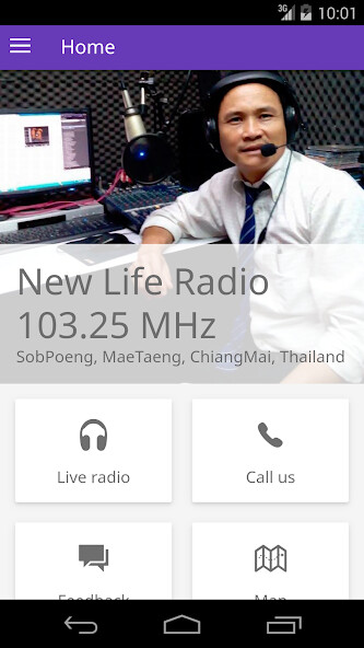 Run android online APK New Life Radio 103.25 MaeTaeng from MyAndroid or emulate New Life Radio 103.25 MaeTaeng using MyAndroid