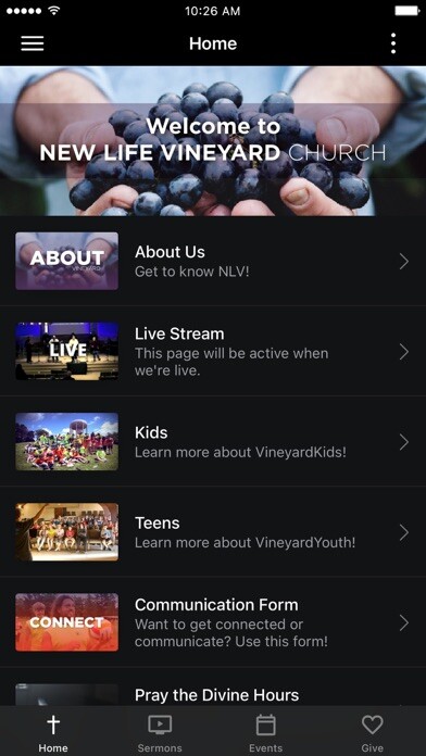 Emulate iPhone app New Life Vineyard using MyAndroid Emulate iPhone app New Life Vineyard using MyAndroid