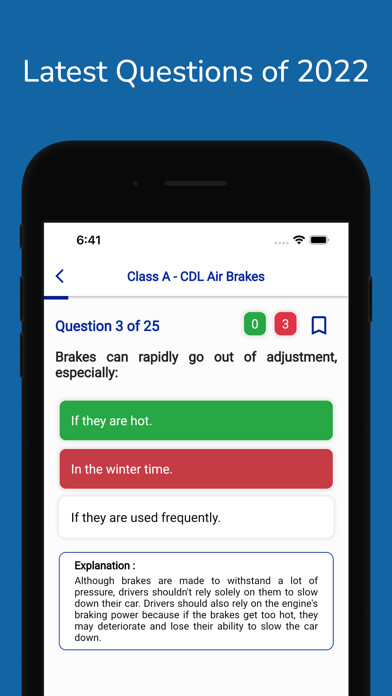 Emulate iPhone app New Mexico CDL Permit Practice using MyAndroid