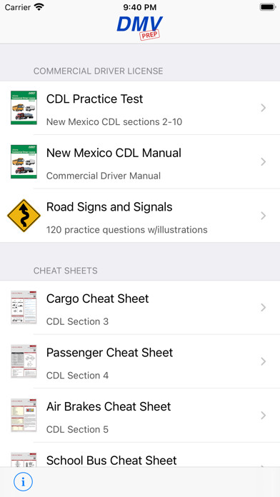 Emulate iPhone app New Mexico CDL Test Prep using MyAndroid Emulate iPhone app New Mexico CDL Test Prep using MyAndroid