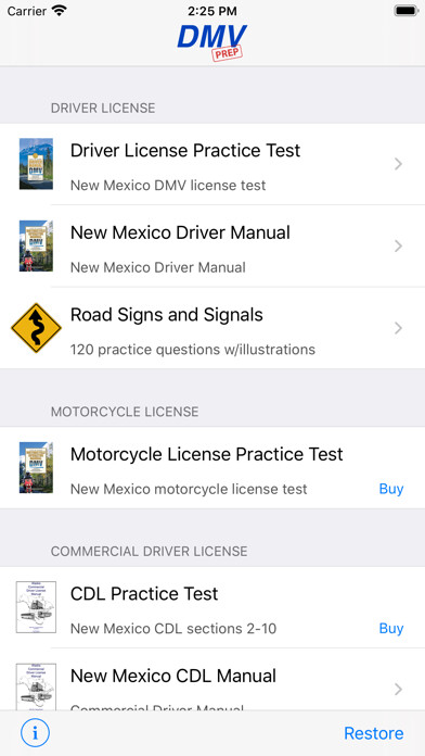 Emulate iPhone app New Mexico DMV Test Prep using MyAndroid Emulate iPhone app New Mexico DMV Test Prep using MyAndroid