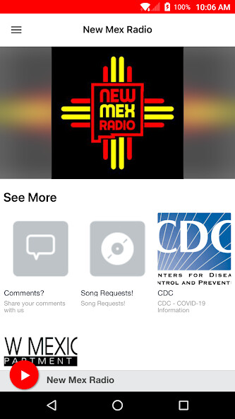 Emulate iPhone app New Mex Radio using MyAndroid Emulate iPhone app New Mex Radio using MyAndroid