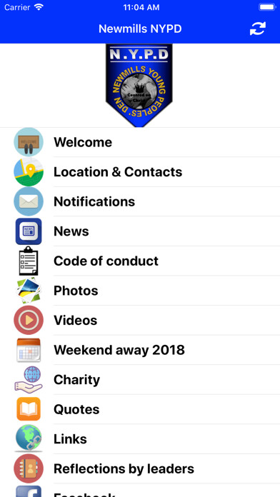 Emulate iPhone app Newmills NYPD using MyAndroid Emulate iPhone app Newmills NYPD using MyAndroid