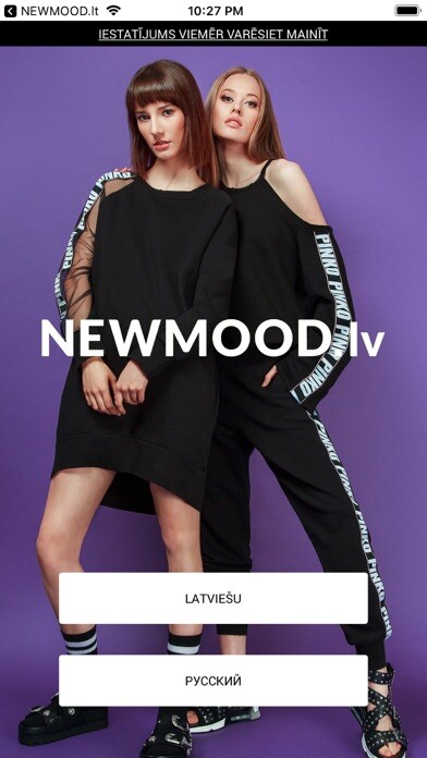 Emulate iPhone app NEWMOOD.lv using MyAndroid Emulate iPhone app NEWMOOD.lv using MyAndroid