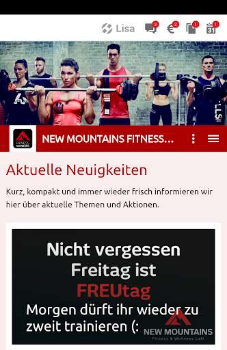 Run android online APK NEW MOUNTAINS FITNESS Mainburg from MyAndroid or emulate NEW MOUNTAINS FITNESS Mainburg using MyAndroid