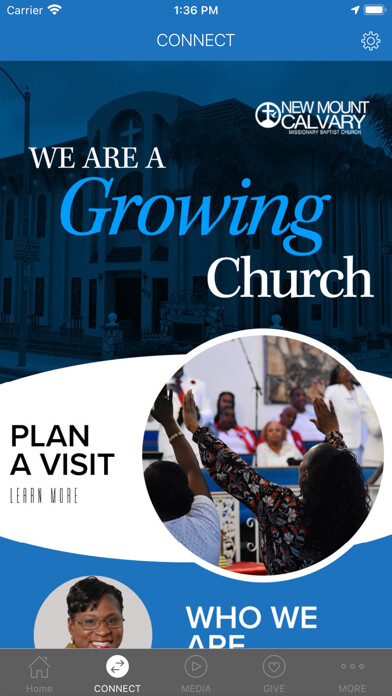 Emulate iPhone app New Mt. Calvary Baptist Church using MyAndroid Emulate iPhone app New Mt. Calvary Baptist Church using MyAndroid