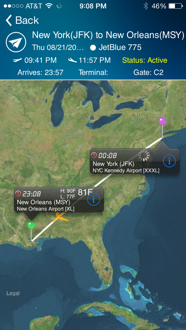 Emulate iPhone app New Orleans Airport + Flight Tracker MSY Louis Armstrong using MyAndroid Emulate iPhone app New Orleans Airport + Flight Tracker MSY Louis Armstrong using MyAndroid