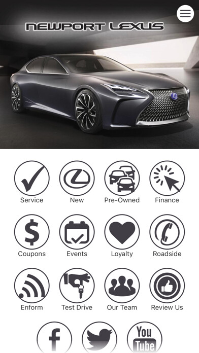 Emulate iPhone app Newport Lexus Dealer App using MyAndroid Emulate iPhone app Newport Lexus Dealer App using MyAndroid