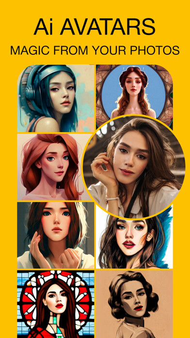 Emulate iPhone app New Profile Pic Avatar Maker using MyAndroid