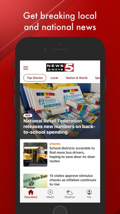 Emulate iPhone app News 5 WCYB.com Mobile using MyAndroid Emulate iPhone app News 5 WCYB.com Mobile using MyAndroid