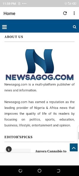 Run android online APK News Agog: News, Media & Entertainment from MyAndroid or emulate News Agog: News, Media & Entertainment using MyAndroid