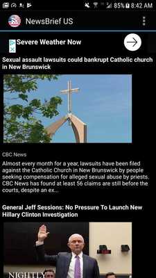 Emulate Android APK NewsBrief US