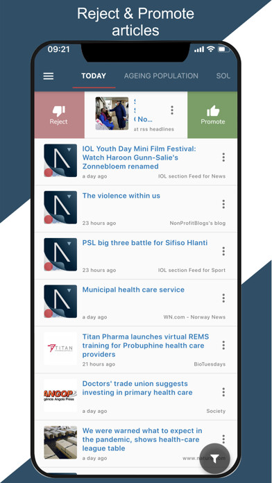 Emulate iPhone app NewsConsole using MyAndroid