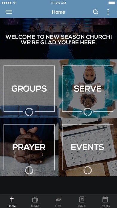 Emulate iPhone app New Season Church App using MyAndroid Emulate iPhone app New Season Church App using MyAndroid