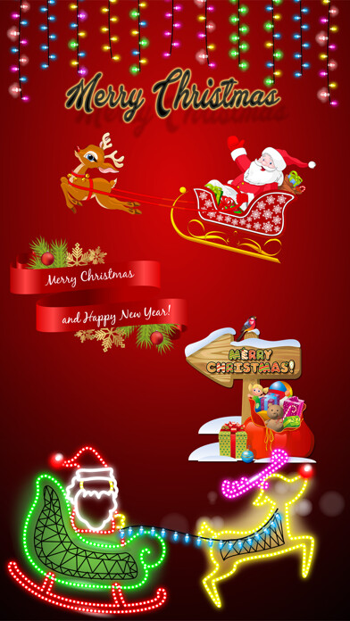 Emulate iPhone app New Season Greetings Stickers using MyAndroid Emulate iPhone app New Season Greetings Stickers using MyAndroid