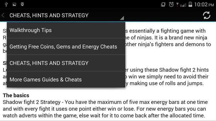 Emulate Android APK NEW Shadow Fight 2 Game Guide