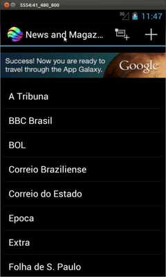 Emulate Android APK News Magazines Brazil Emulate Android APK News Magazines Brazil