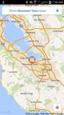 Emulate Android APK News on map Emulate Android APK News on map