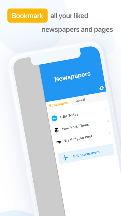 Emulate iPhone app Newspaper bookmarks: feed news using MyAndroid Emulate iPhone app Newspaper bookmarks: feed news using MyAndroid
