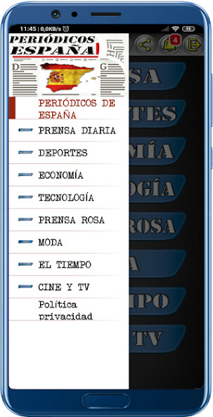 Run android online APK Newspapers from Spain from MyAndroid or emulate Newspapers from Spain using MyAndroid