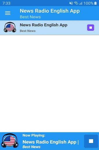 Run android online APK News Radio English App Live USA Free Online from MyAndroid or emulate News Radio English App Live USA Free Online using MyAndroid