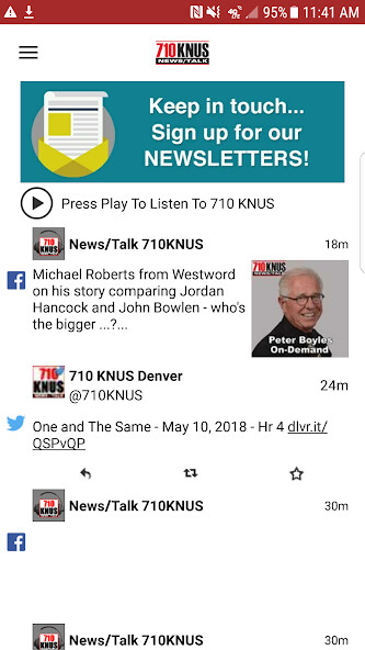 Emulate iPhone app News/Talk 710 KNUS using MyAndroid Emulate iPhone app News/Talk 710 KNUS using MyAndroid