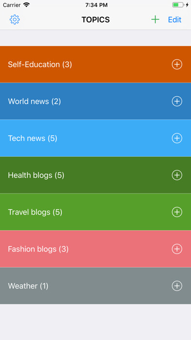 Emulate iPhone app News Tracker - web bookmarks using MyAndroid Emulate iPhone app News Tracker - web bookmarks using MyAndroid