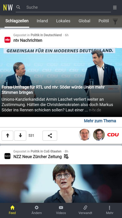 Emulate iPhone app NewsWall: Smart News Alerts using MyAndroid Emulate iPhone app NewsWall: Smart News Alerts using MyAndroid