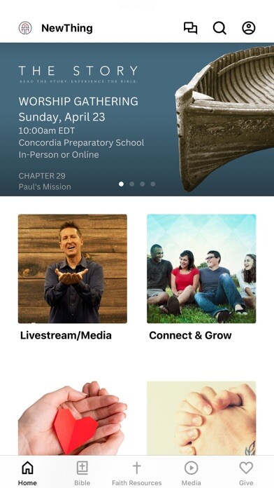 Emulate iPhone app NewThing Lutheran Church using MyAndroid Emulate iPhone app NewThing Lutheran Church using MyAndroid