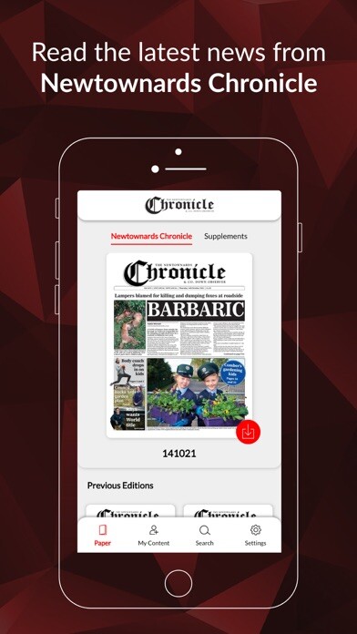 Emulate iPhone app Newtownards Chronicle using MyAndroid Emulate iPhone app Newtownards Chronicle using MyAndroid