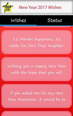 Emulate Android APK New Year 2017 Wishes Status