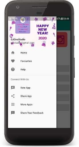 Run android online APK New Year 2021 Messages Images Wishes Greetings from MyAndroid or emulate New Year 2021 Messages Images Wishes Greetings using MyAndroid