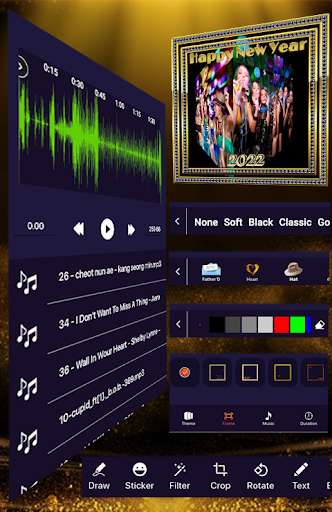 Run android online APK New Year 2022 Slide Photo Frames with song from MyAndroid or emulate New Year 2022 Slide Photo Frames with song using MyAndroid Run android online APK New Year 2022 Slide Photo Frames with song from MyAndroid or emulate New Year 2022 Slide Photo Frames with song using MyAndroid
