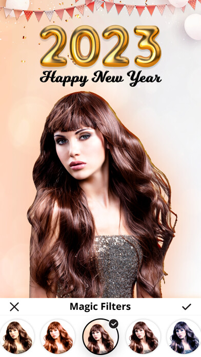 Emulate iPhone app New Year 2023 Cards, Christmas using MyAndroid