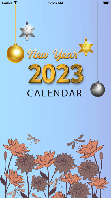 Emulate iPhone app New Year Calendar using MyAndroid Emulate iPhone app New Year Calendar using MyAndroid
