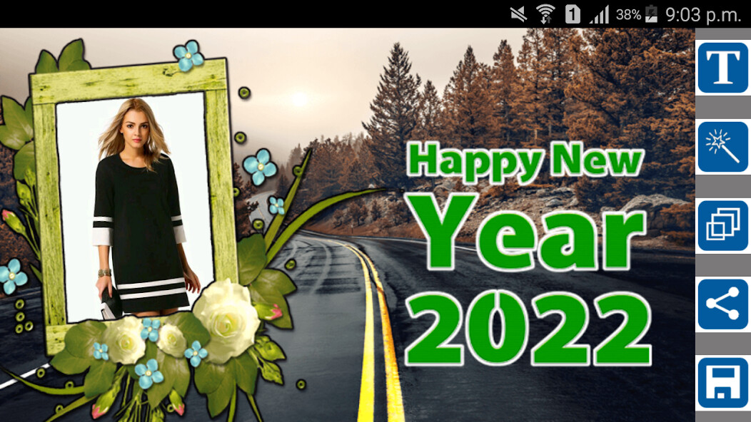 Run android online APK Newyear Editor from MyAndroid or emulate Newyear Editor using MyAndroid