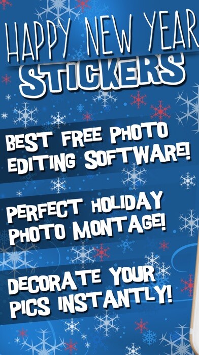 Emulate iPhone app New Year Photo Stickers - Christmas Decorations using MyAndroid Emulate iPhone app New Year Photo Stickers - Christmas Decorations using MyAndroid