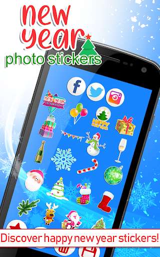 Run android online APK New Year Photo Stickers from MyAndroid or emulate New Year Photo Stickers using MyAndroid