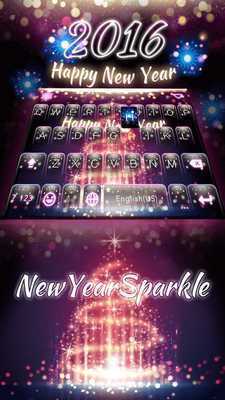 Emulate Android APK NewYear Sparkle Emoji Keyboard