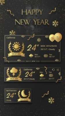 Emulate Android APK New Year Weather Widget Theme Emulate Android APK New Year Weather Widget Theme