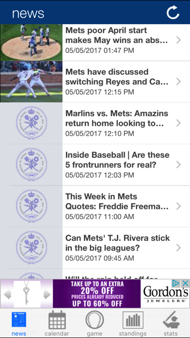 Emulate iPhone app New York Baseball Mets Edition using MyAndroid Emulate iPhone app New York Baseball Mets Edition using MyAndroid