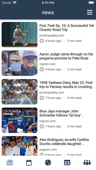 Emulate iPhone app New York Baseball News using MyAndroid Emulate iPhone app New York Baseball News using MyAndroid