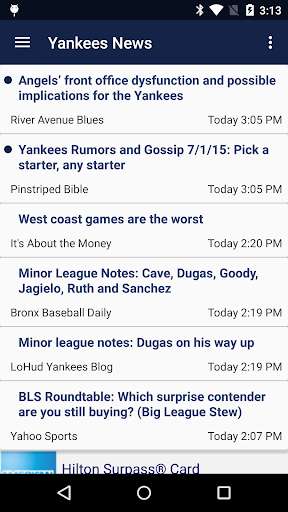 Run android online APK New York Baseball News - Yankees edition from MyAndroid or emulate New York Baseball News - Yankees edition using MyAndroid