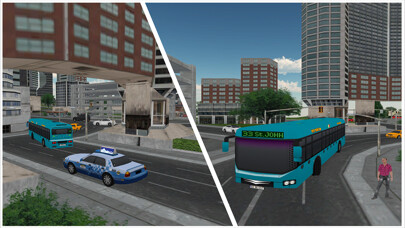Emulate iPhone app NewYork City Coach Bus Driving Simulation using MyAndroid