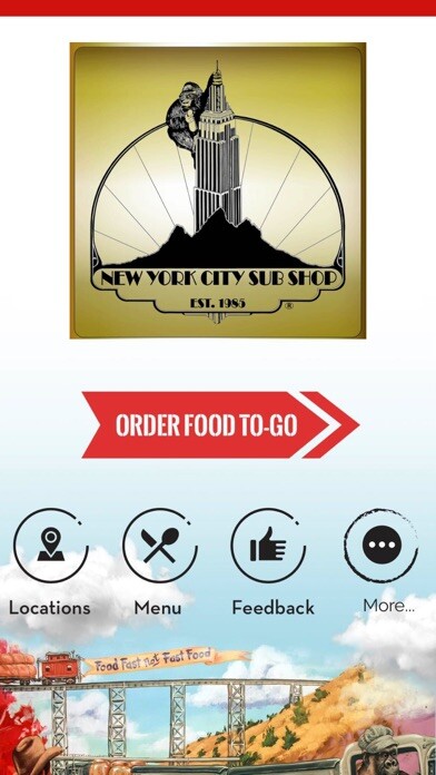 Emulate iPhone app New York City Sub Shop using MyAndroid Emulate iPhone app New York City Sub Shop using MyAndroid