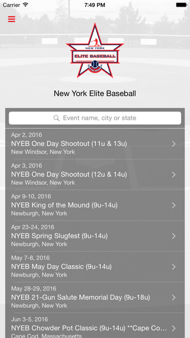 Emulate iPhone app New York Elite Baseball using MyAndroid Emulate iPhone app New York Elite Baseball using MyAndroid