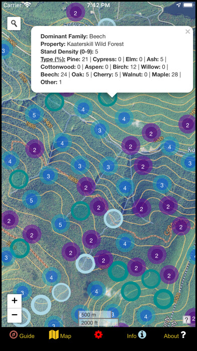 Emulate iPhone app New York Mushroom Forager Map! using MyAndroid