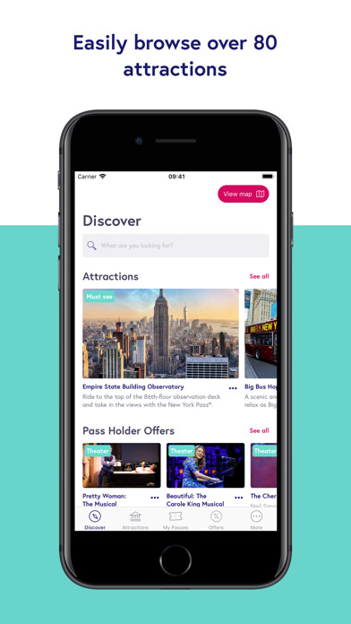 Emulate iPhone app New York Pass - Travel Guide using MyAndroid Emulate iPhone app New York Pass - Travel Guide using MyAndroid